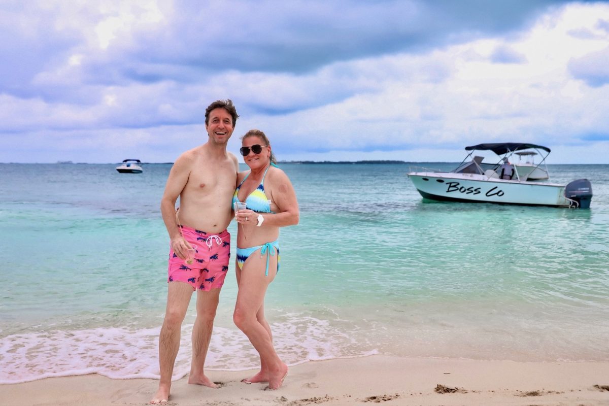 Private island beach time